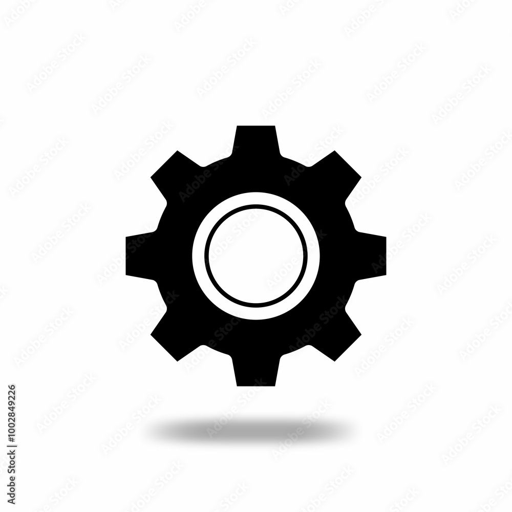 Gears icon line art. Settings icon. Progress or construction concept. Isolated black gear mechanism and cog wheels. Cogwheel icons UI vector. Gears icon line art. Settings icon. Progress or construction concept. Isolated black gear mechanism and cog wheels. Cogwheel icons UI vector.