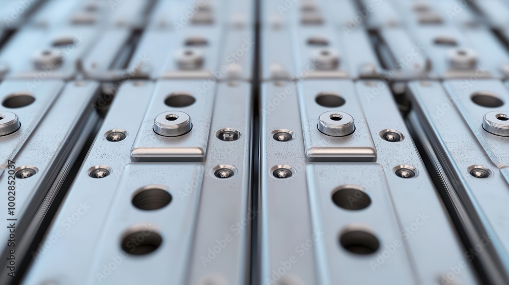 3D visualization of a mechanical hinge with stress points highlighted, 3D CAD, stress analysis design 3D visualization of a mechanical hinge with stress points highlighted, 3D CAD, stress analysis design