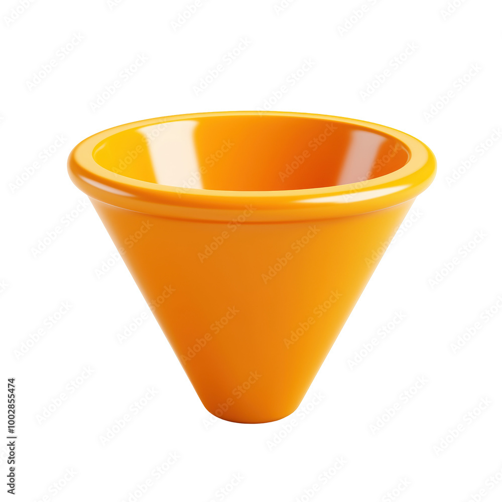 A 3D glossy orange bowl illustration with a simple and clean design. Ideal for use in kitchen-related graphics, product presentations, and decorative mockups. Isolated on transparent background, png. A 3D glossy orange bowl illustration with a simple and clean design. Ideal for use in kitchen-related graphics, product presentations, and decorative mockups. Isolated on transparent background, png.