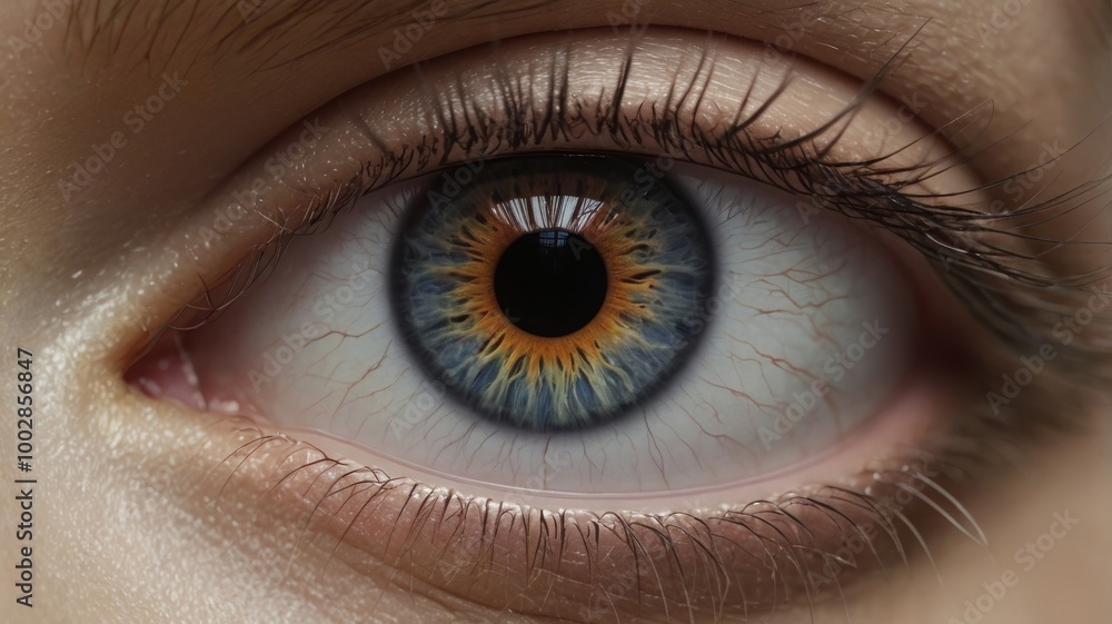 Fototapeta premium close up of a female eye