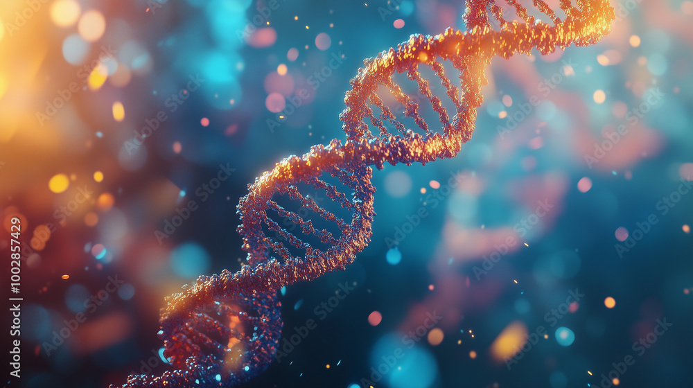 DNA Gene Helix spiral molecule structure. DNA Gene Helix spiral molecule structure.