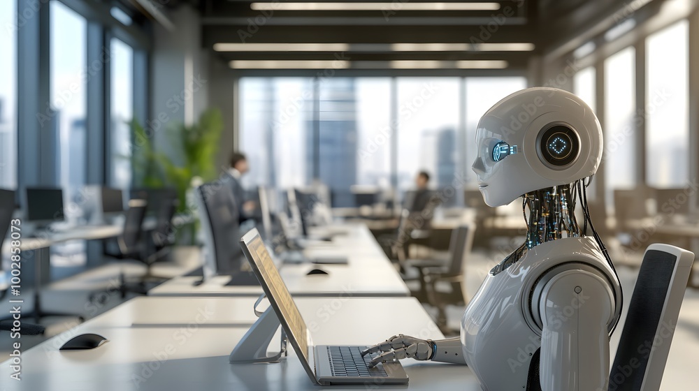 Robotic Assistant Working in Modern Office Environment Robotic Assistant Working in Modern Office Environment