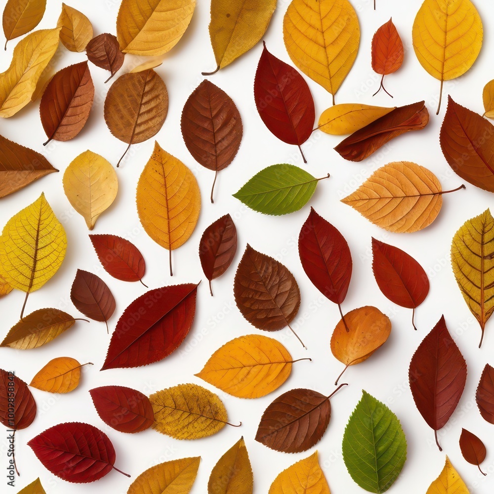 autumn leaves seamless pattern autumn leaves seamless pattern