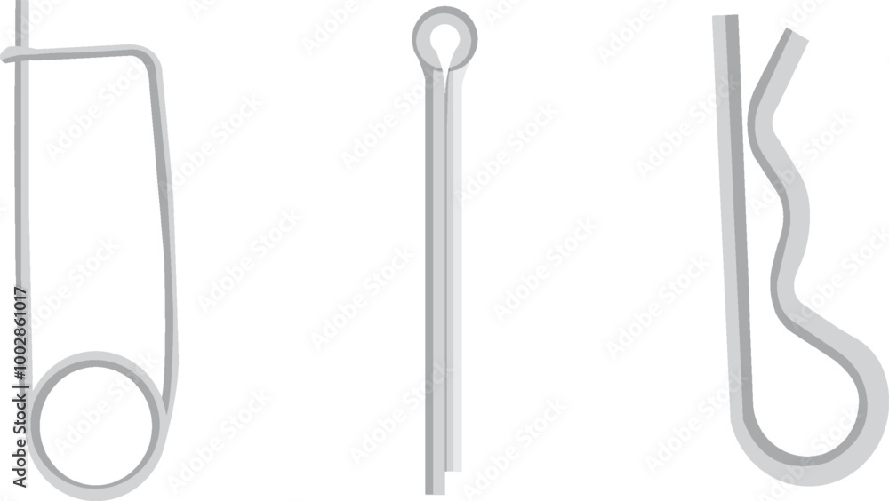 cotter pin set clipart or illustration isolated on a transparent background
cotter pin set clipart or illustration isolated on a transparent background