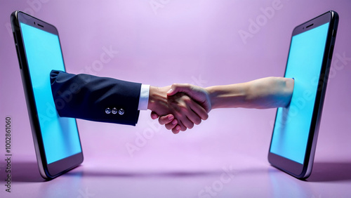 Digital Handshake Through Mobile Phones