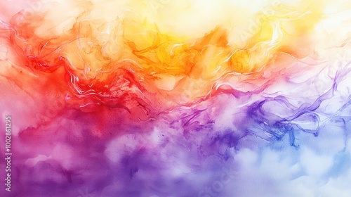 Vibrant abstract background featuring vivid colors blending softly, perfect for artistic and creative projects.