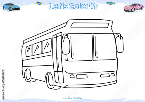 Lets color it Bus 3