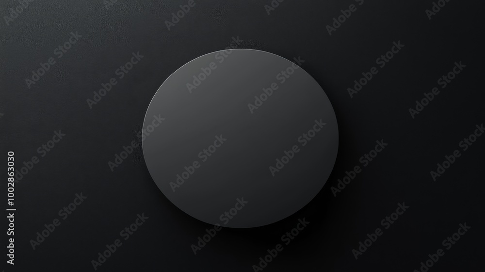 Minimalist Black Circle on Dark Background, Minimalism , Abstract Minimalist Black Circle on Dark Background, Minimalism , Abstract