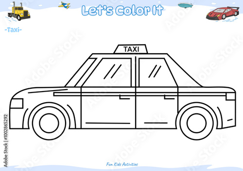 Lets color it Taxi