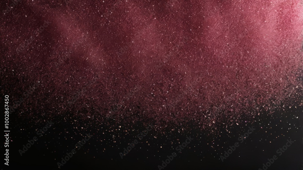 Obraz premium pink glitter on black background