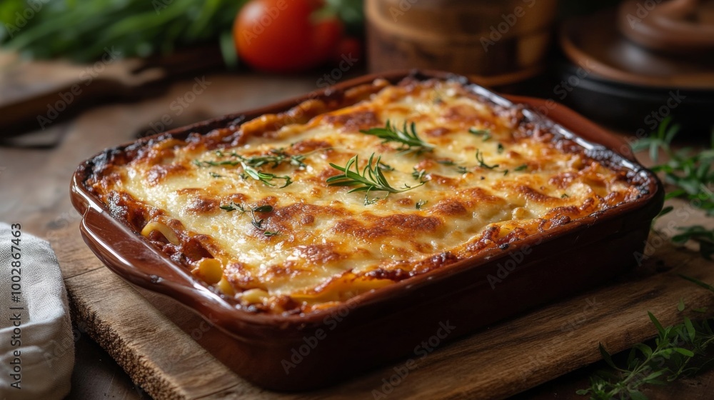Baked lasagna Baked lasagna