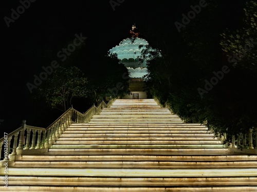 Sri Sri Ravishankar Ashram, temple, Bangalore, Karnataka, India photo