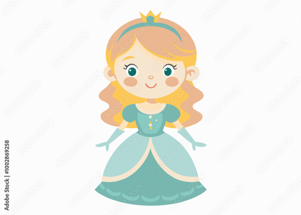 Little Princess in a pink dress isolated on a white background Little Princess in a pink dress isolated on a white background