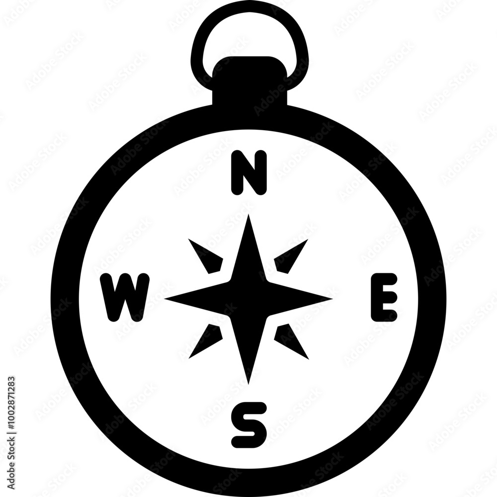 Fototapeta premium Compass vector