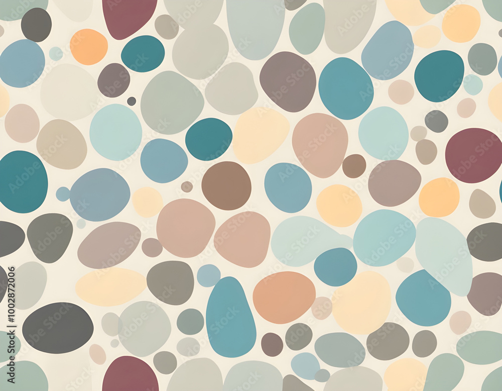 Seamless light colored irregular polka dot background Seamless light colored irregular polka dot background