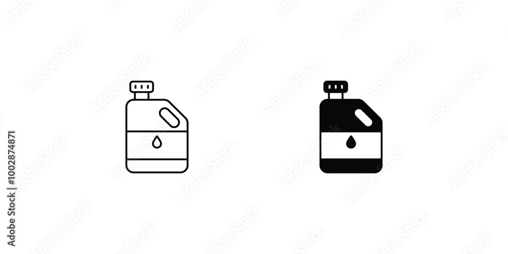 oil set icon with white background vector stock illustration oil set icon with white background vector stock illustration
