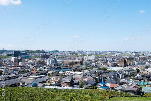 柏原市の街並み