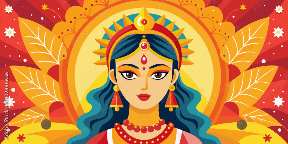 Navratri beautiful modern smart background VECTOR ILLUSTRATION Navratri beautiful modern smart background VECTOR ILLUSTRATION