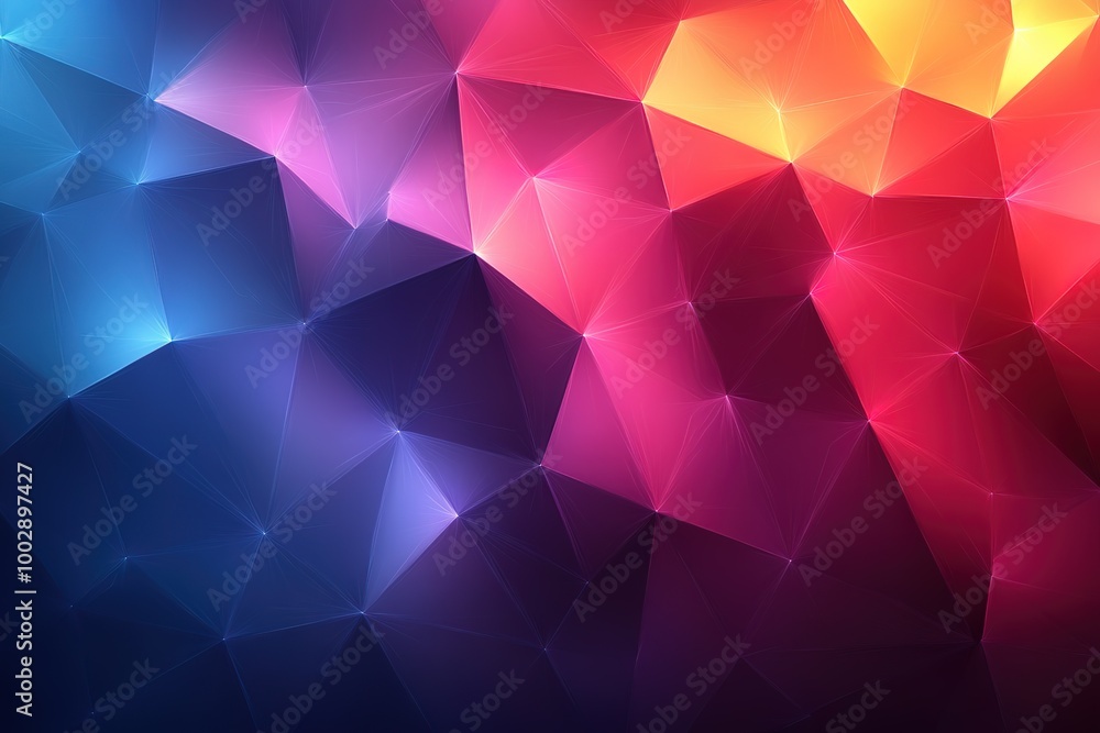 A colorful abstract background with a blue and purple triangle A colorful abstract background with a blue and purple triangle