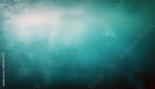 Abstract Blue Green Background with Light Texture