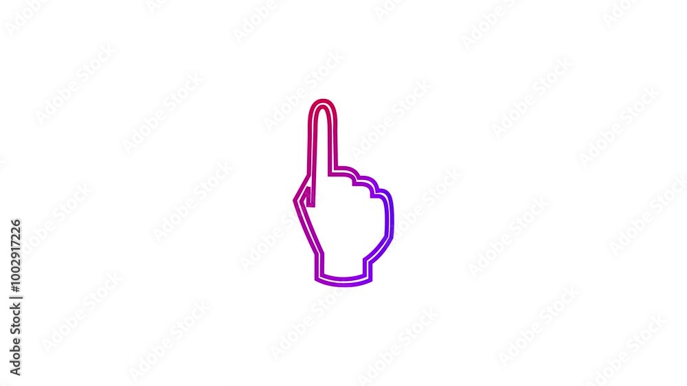 Click Hand Isolated. different pointers, pixel art, 3D and classic Click icon animation Click Hand Isolated. different pointers, pixel art, 3D and classic Click icon animation