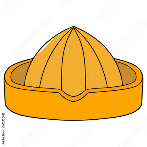 lemon squeezer illustration hand drawn isolated vector