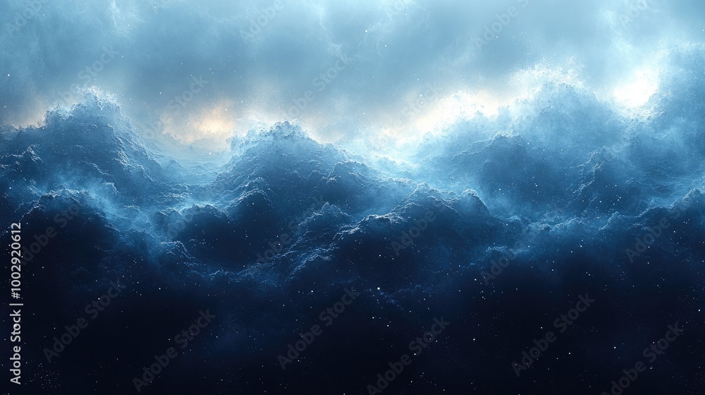 Soft Gradient from Navy Blue to Sky Blue for Background and Design Uses Soft Gradient from Navy Blue to Sky Blue for Background and Design Uses