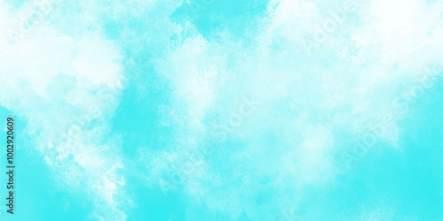 abstract cloud and vapor texture background. white and blue smoke aquarelle smudge illustration smooth grungy smokey light pastel colors ink glow. white color powder explosion .	
