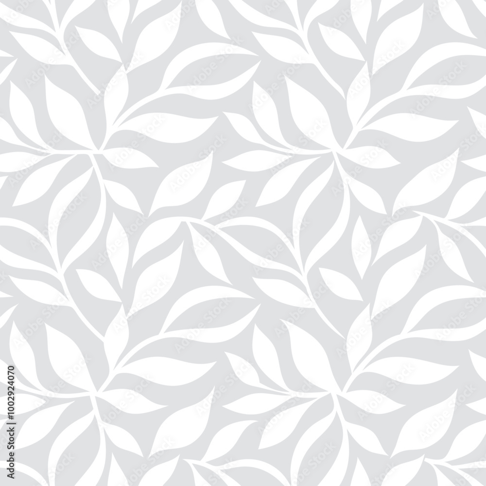 Seamless floral pattern with leaves vector Seamless floral pattern with leaves vector