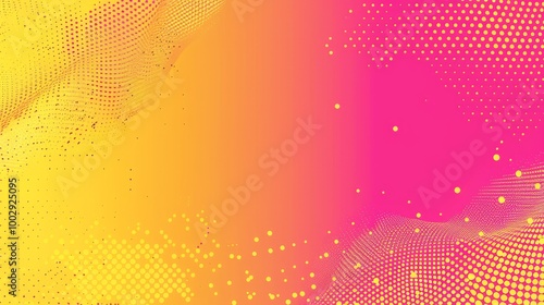 Wallpaper Mural Abstract Pink and Yellow Dotted Gradient Background, Gradient , Dotted , Abstract , Background Torontodigital.ca