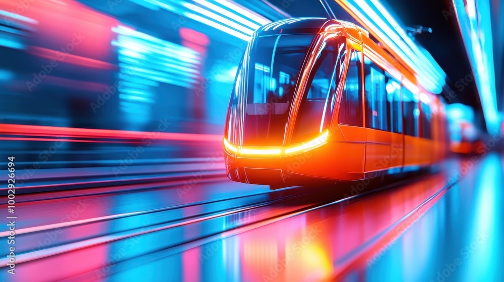 Dynamic Transport in Neon Lights and Motion Blur Dynamic Transport in Neon Lights and Motion Blur