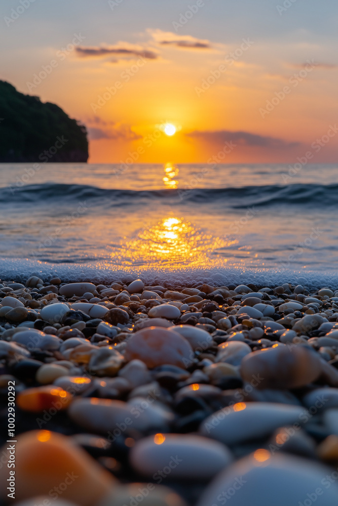 Obraz premium sunset on the beach