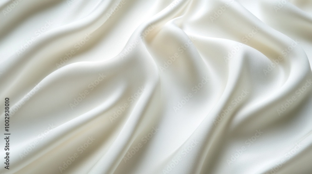 A white fabric with a pattern of small dots A white fabric with a pattern of small dots