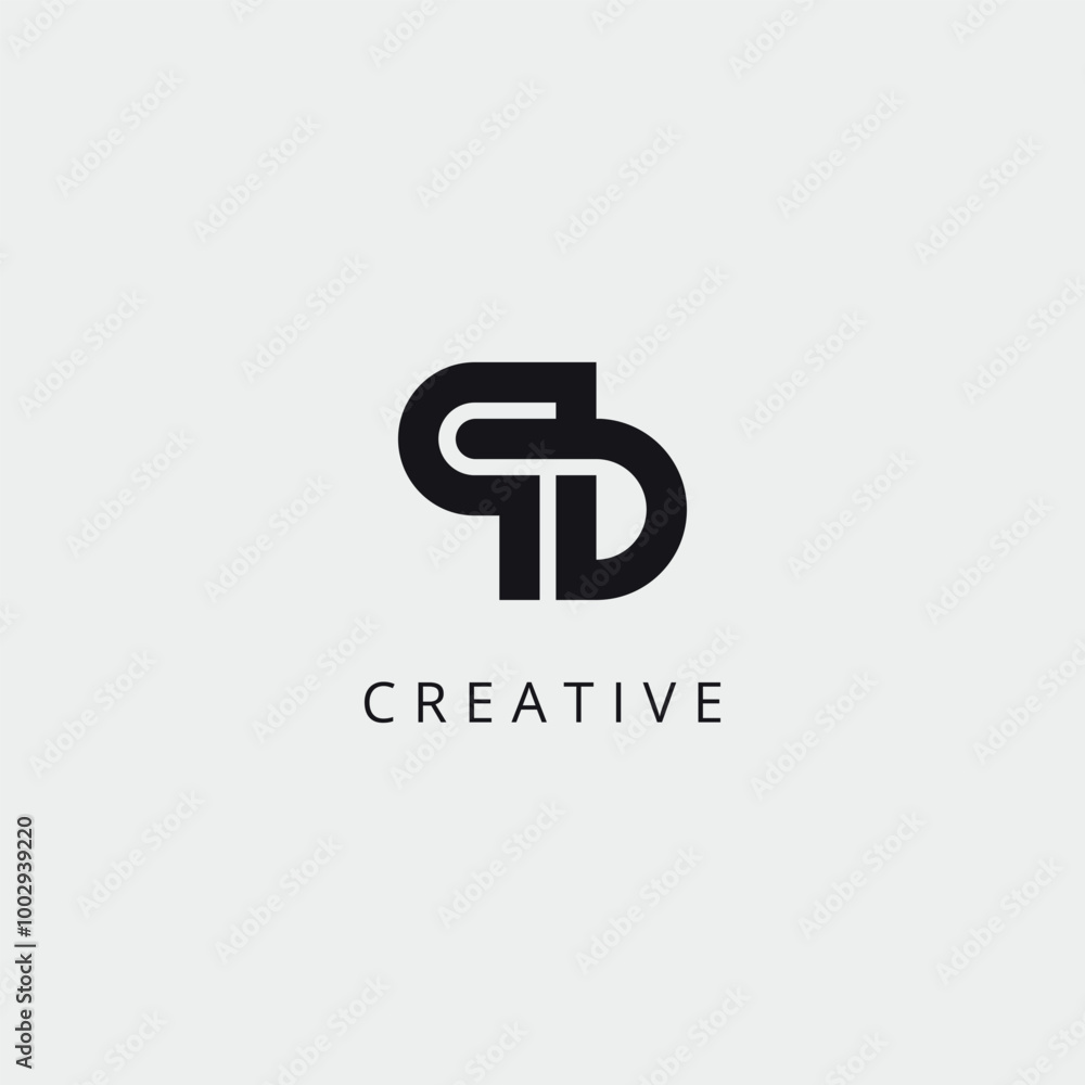 QD DQ Modern Unique Letter Line Logo Design. Initial Vector Template. QD DQ Modern Unique Letter Line Logo Design. Initial Vector Template.