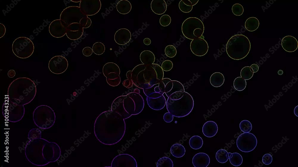 bubbles loop animation, water bubbles, transparent bubble, 4K. Bubbles ...