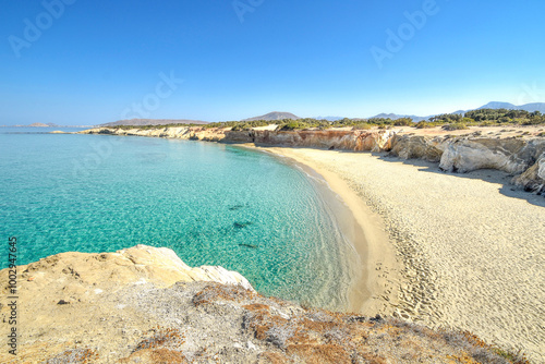 Εκτύπωση καμβά Hawaii Beach, a pristine natural beach on the Greek island of Naxos
