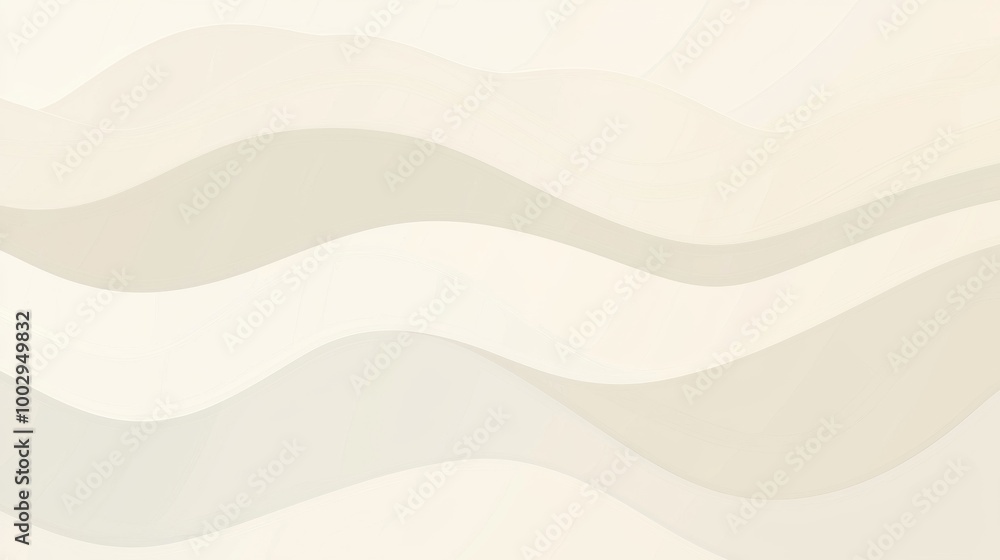 Flowing white waves on a beige background, perfect for elegant designs like banners, posters, and cards. Dynamic and modern, ideal for various projects Flowing white waves on a beige background, perfect for elegant designs like banners, posters, and cards. Dynamic and modern, ideal for various projects