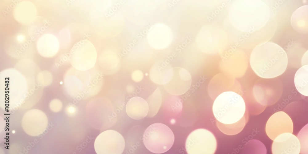 Soft dreamy lights create blurry circular shapes in a pastel palette, adding a romantic touch to projects Soft dreamy lights create blurry circular shapes in a pastel palette, adding a romantic touch to projects