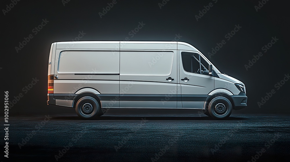 Cargo Van Side View Functional Design and Space Cargo Van Side View Functional Design and Space