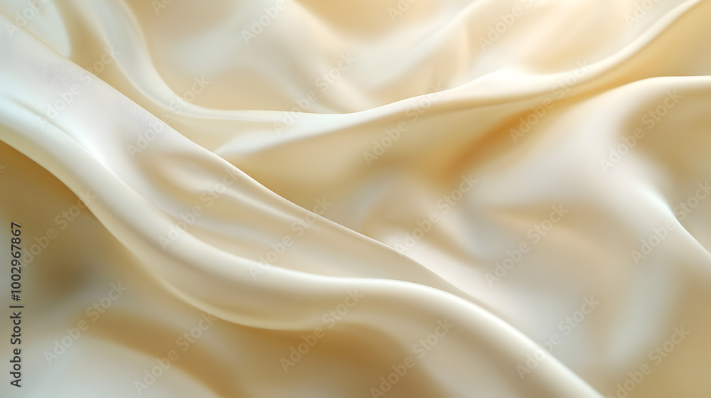 tela con textura de seda en movimiento brillante y elegante en color beige claro forma ondulada textil de seda suave y artistica tela con textura de seda en movimiento brillante y elegante en color beige claro forma ondulada textil de seda suave y artistica