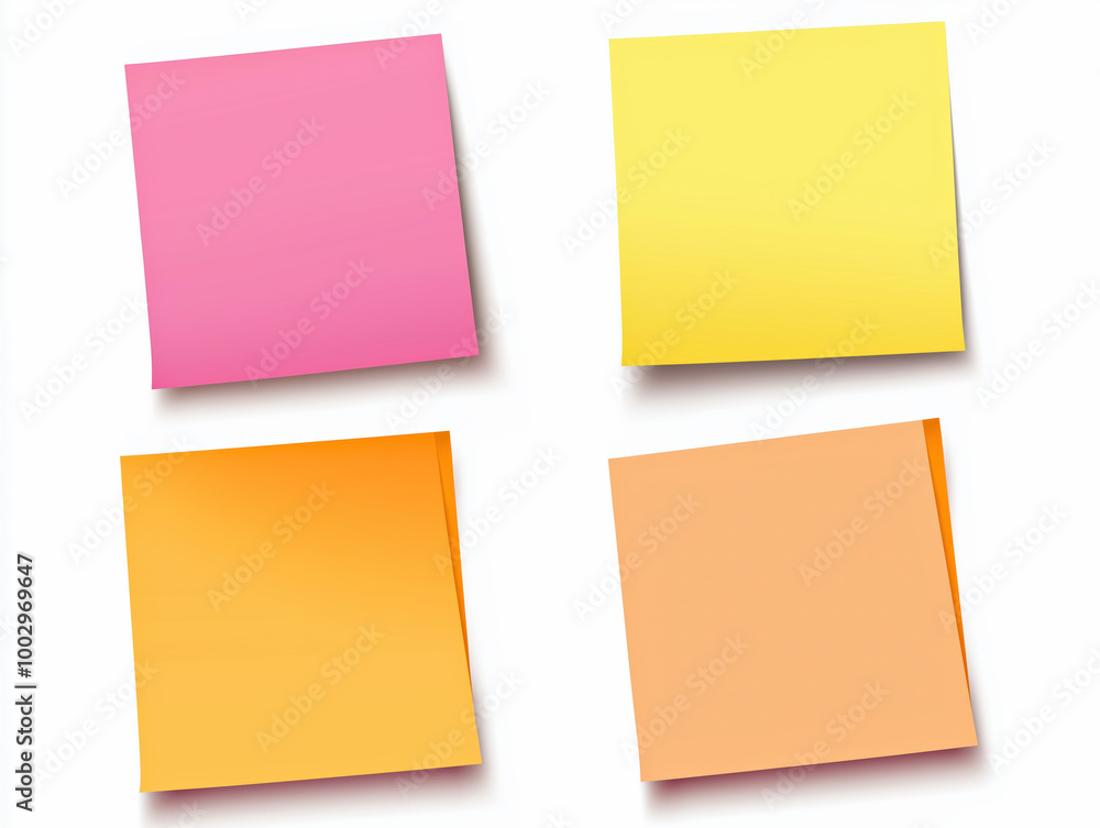 Colorful Sticky Notes, Post-It, Stick Notes, Office Or Home Us Colorful Sticky Notes, Post-It, Stick Notes, Office Or Home Us