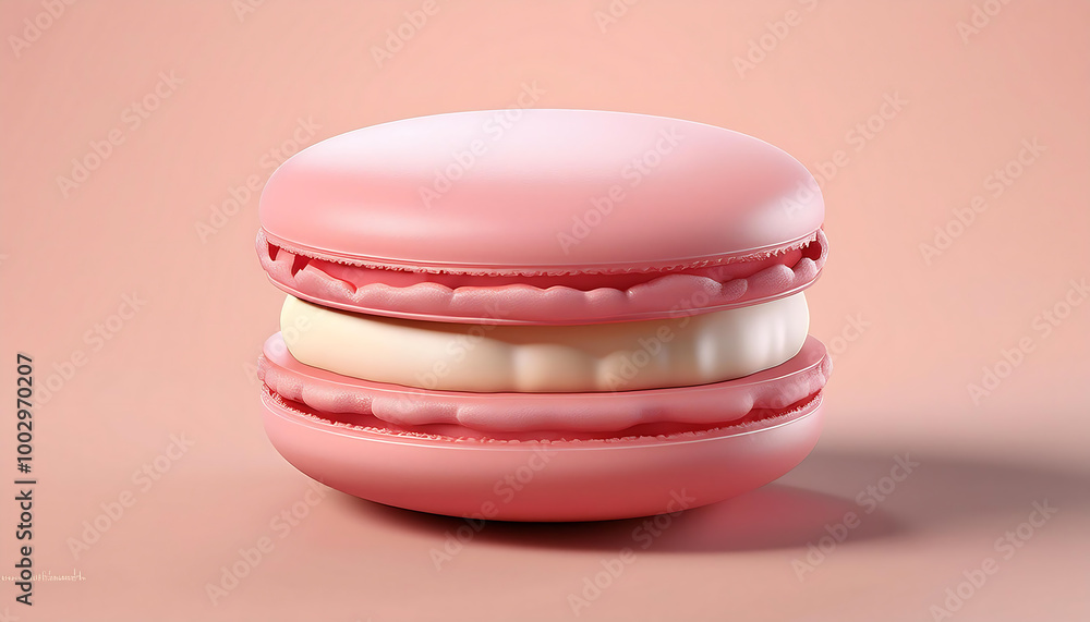 macaroons on a white background
