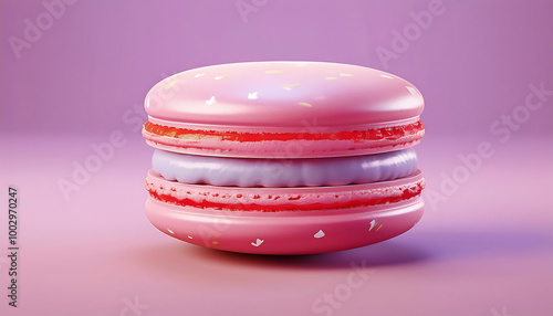 macaroons isolated on white