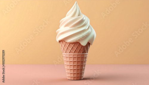 Obraz na płótnie ice cream cone w salonie