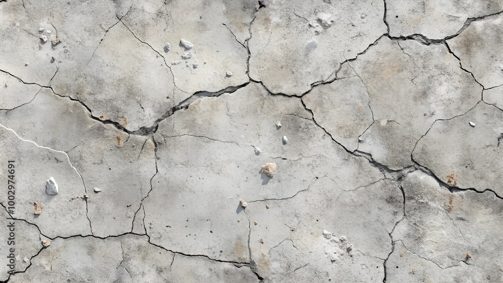 Rough concrete texture with visible aggregates and gritty surface detail Rough concrete texture with visible aggregates and gritty surface detail