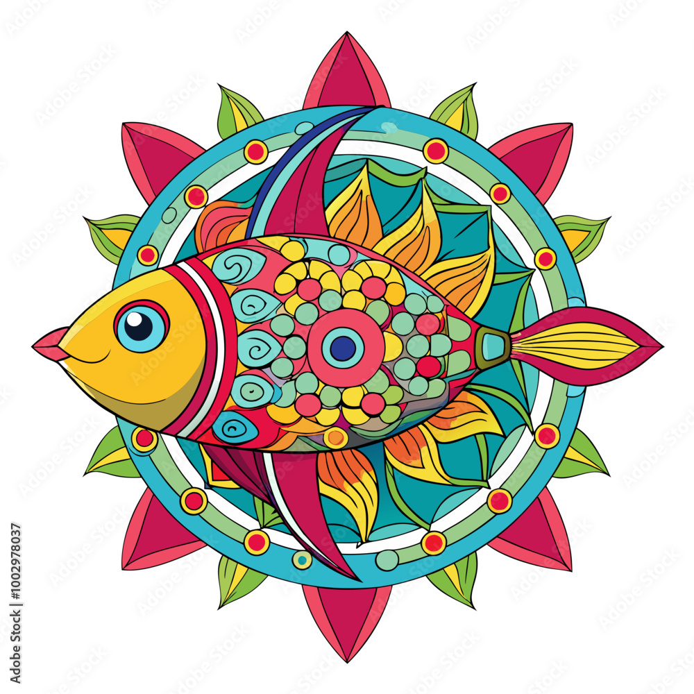 Fototapeta premium Fish vector illustration design,awesome Fish svg,Fish high resolution printable artwork