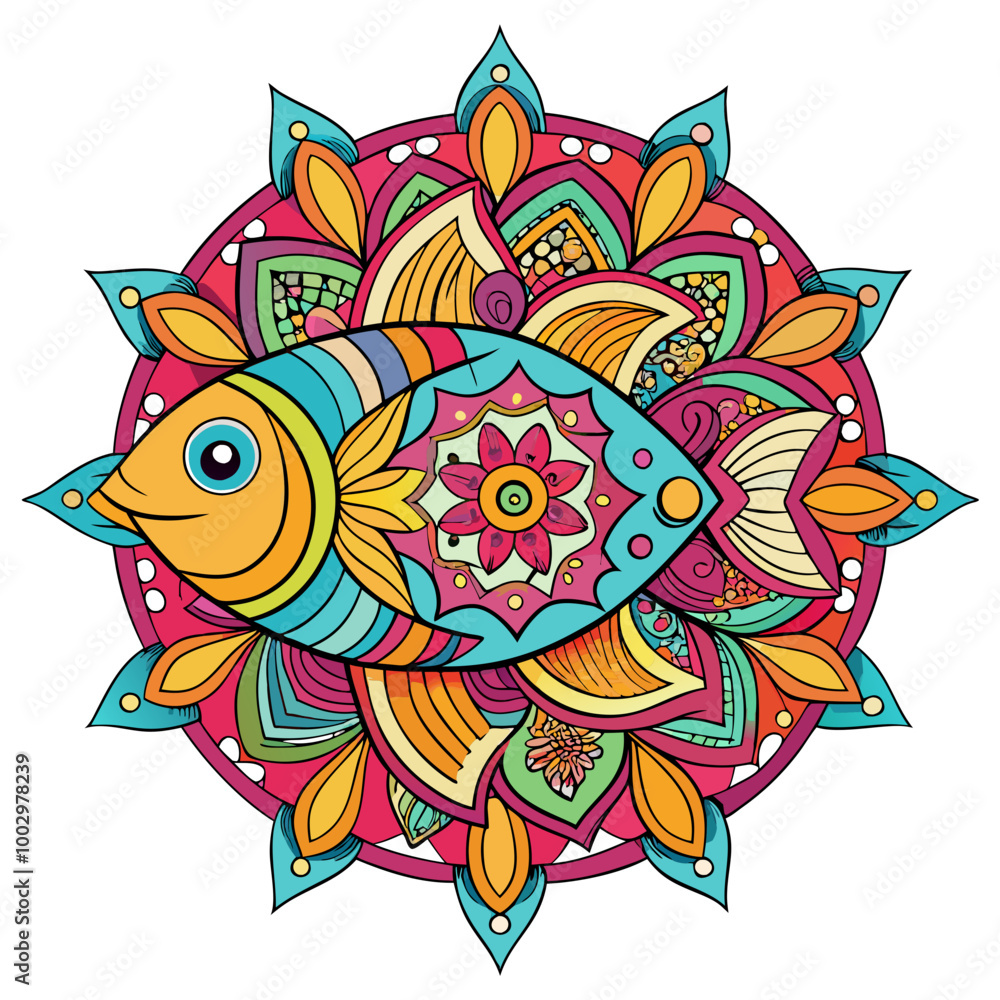Fototapeta premium Fish vector illustration design,awesome Fish svg,Fish high resolution printable artwork