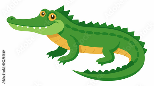 Alligator churidar design vector illustration photo