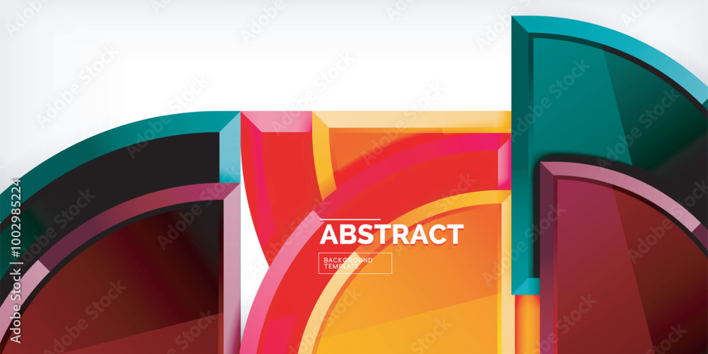 Glossy circles geometric background. Vector Illustration For Wallpaper, Banner, Background, Card, Book Illustration, landing page Glossy circles geometric background. Vector Illustration For Wallpaper, Banner, Background, Card, Book Illustration, landing page