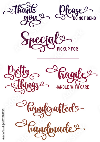 Thank you labels for small business owners